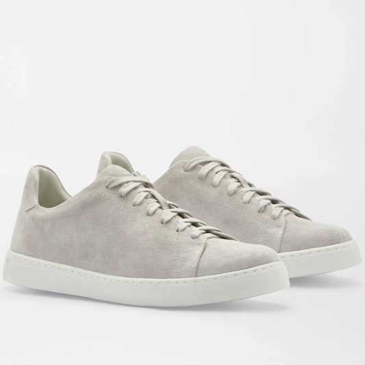 PETER MILLAR Women's Vantage Lite Suede Sneaker - PEARL GREY - Misc image 1