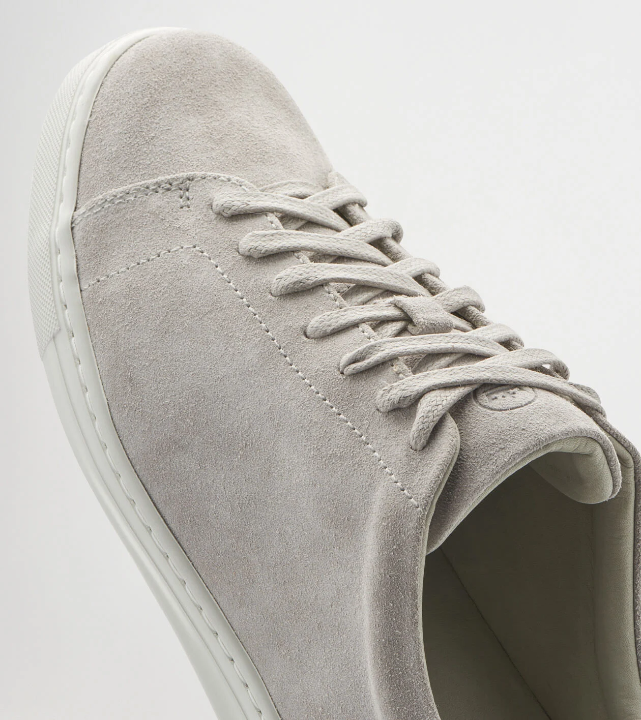 PETER MILLAR Women's Vantage Lite Suede Sneaker - PEARL GREY - Misc image 4