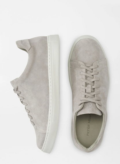 PETER MILLAR Women's Vantage Lite Suede Sneaker - PEARL GREY - Misc image 2
