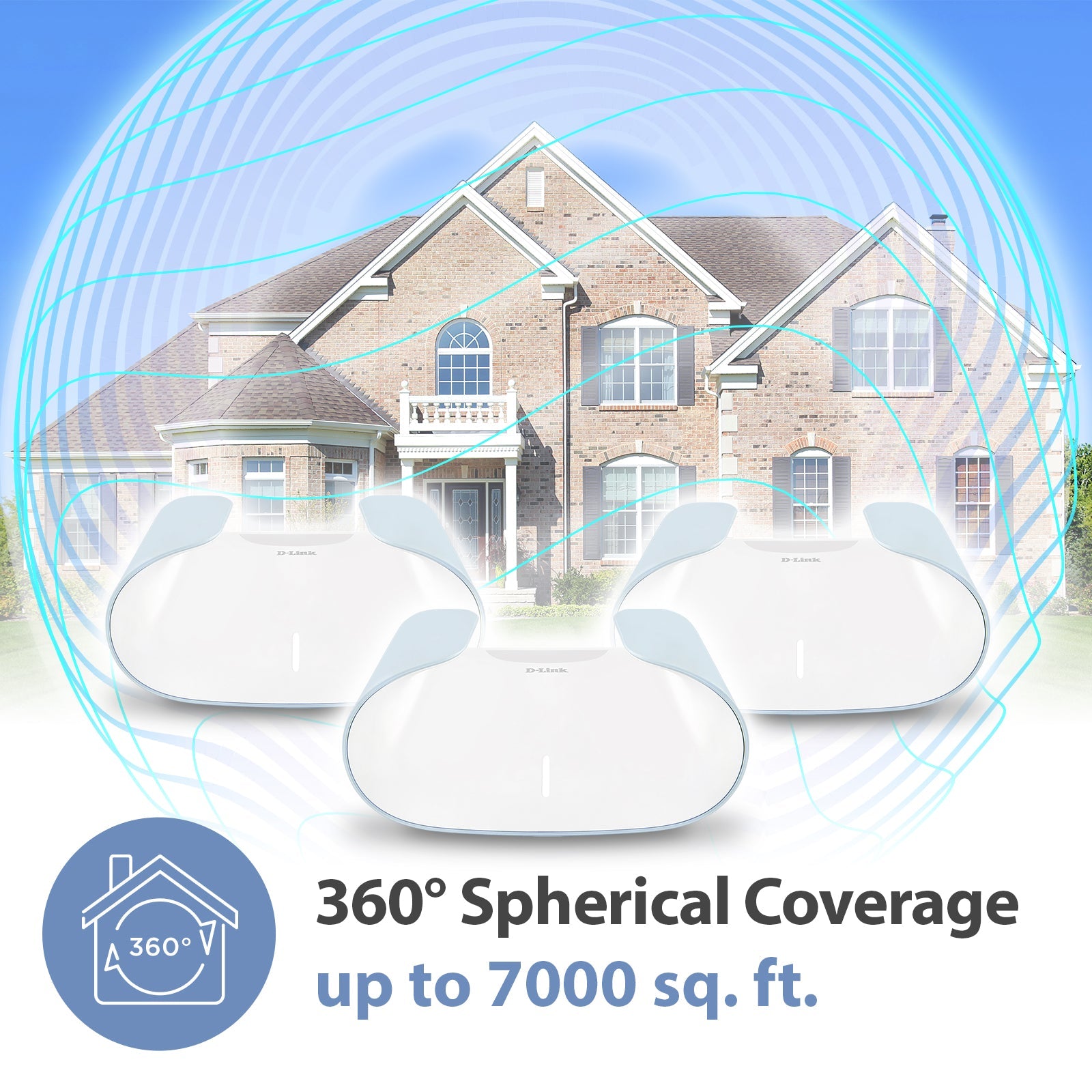 D-Link AQUILA PRO AI AX3000 Wi-Fi 6 Smart Mesh System (3-Pack) - M30/3 - Gadgets image 2