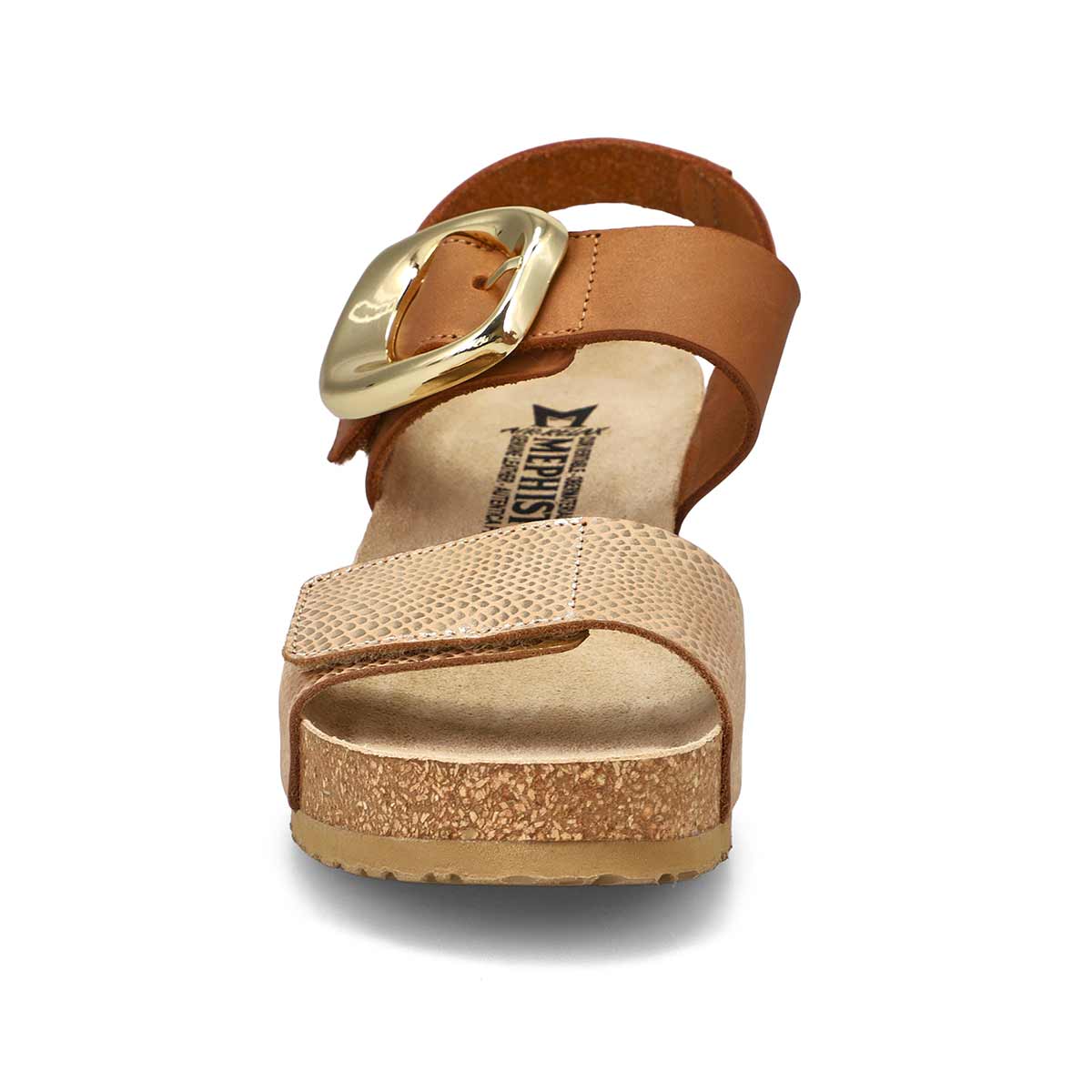 Mephisto Leandre Women's Wedge Sandals in Light Sand - Misc image 2