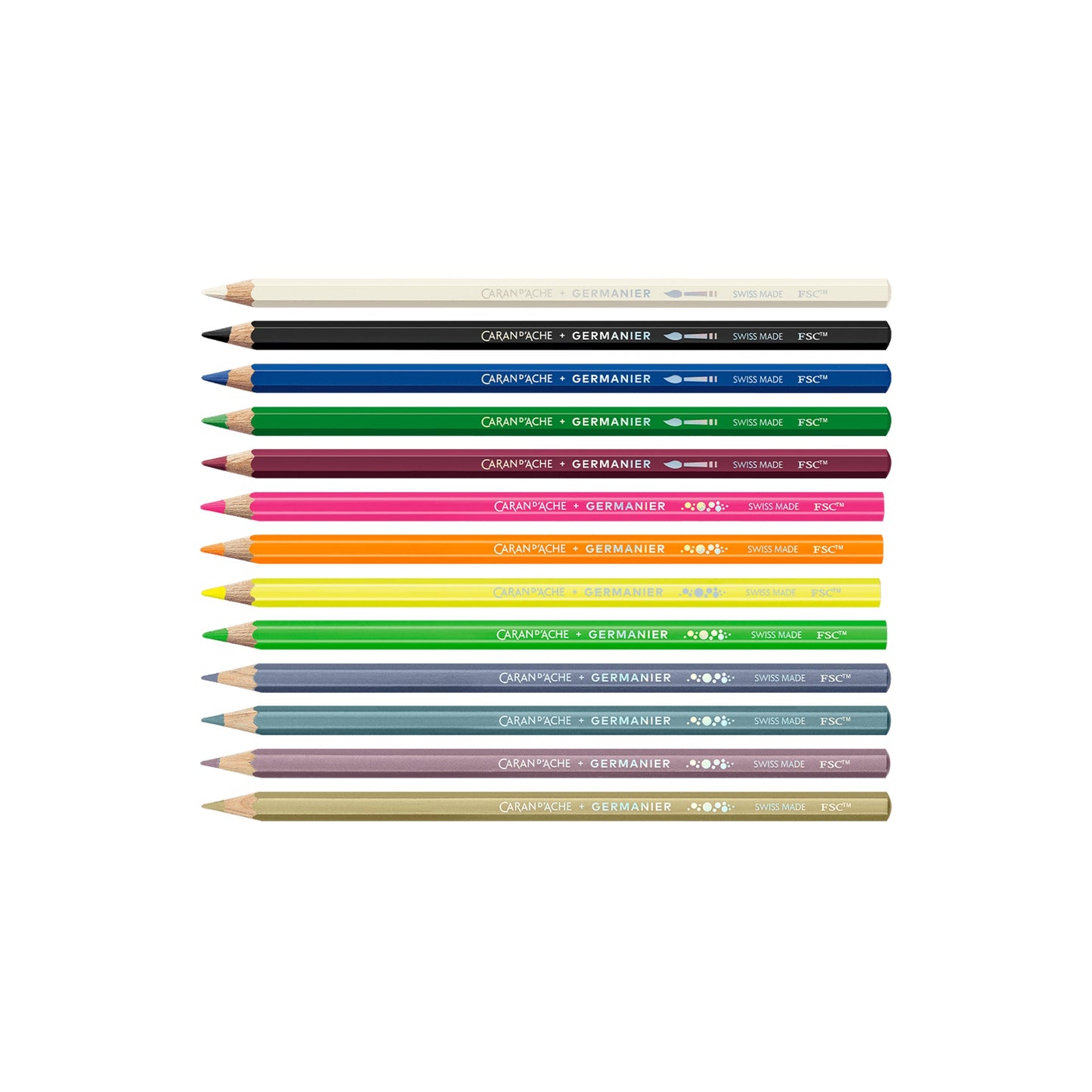 Caran d'Ache Germanier Edition Creative Colour Pencil Set of 13 - Misc image 3