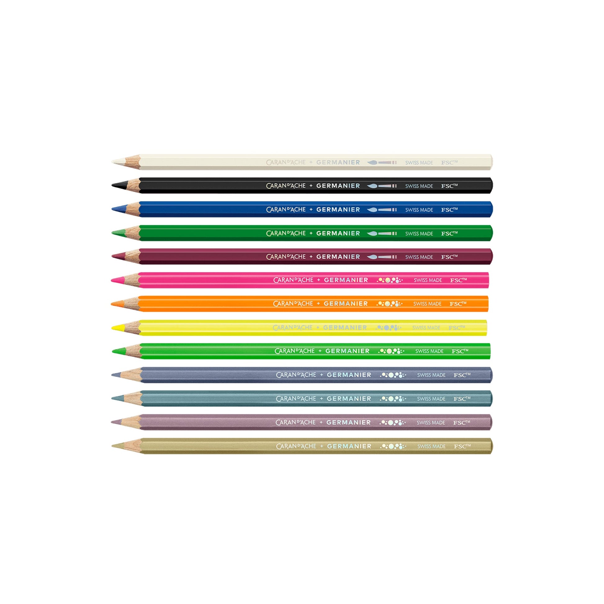 Caran d'Ache Germanier Edition Creative Colour Pencil Set of 13 - Misc image 3