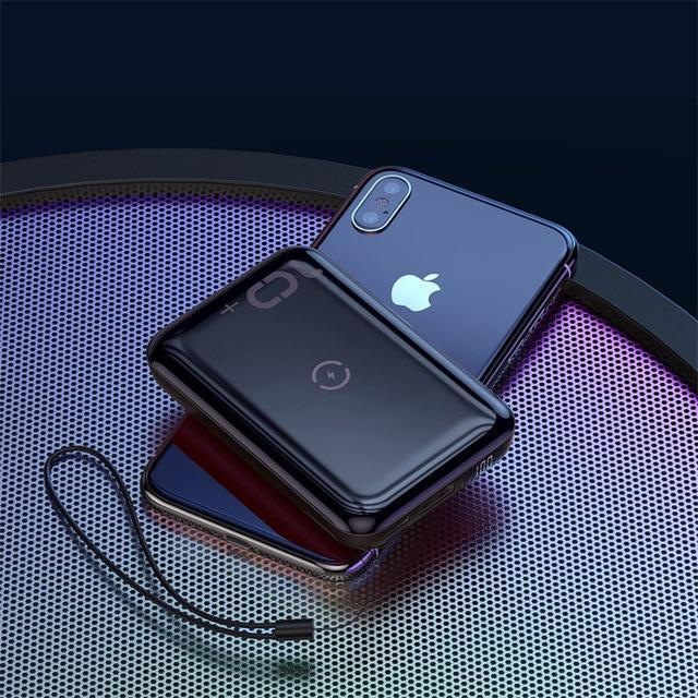 Mini Power Bank with Wireless Charger - Gadgets image 3