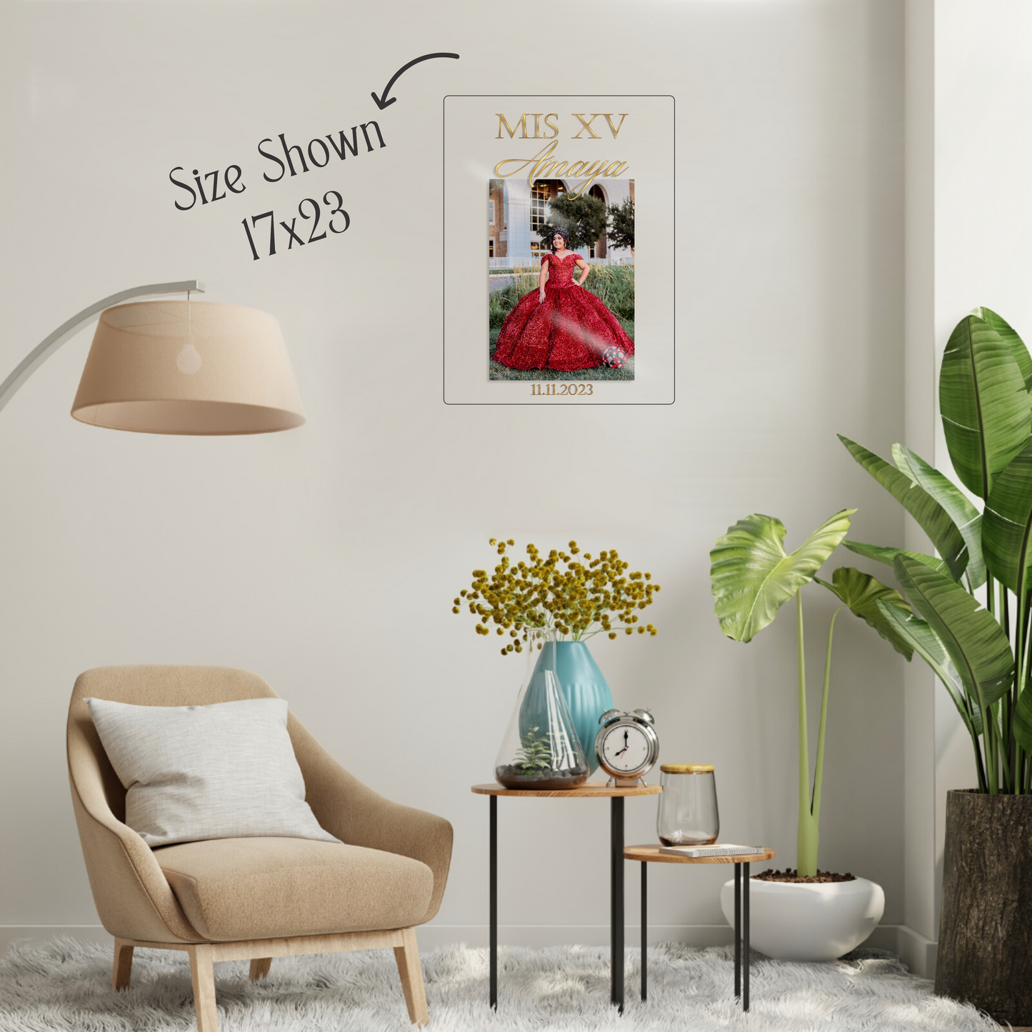 Welcome Sign for Sweet 16 or Quinceañera - Home Decor image 4