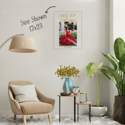 Welcome Sign for Sweet 16 or Quinceañera - Home Decor image 4