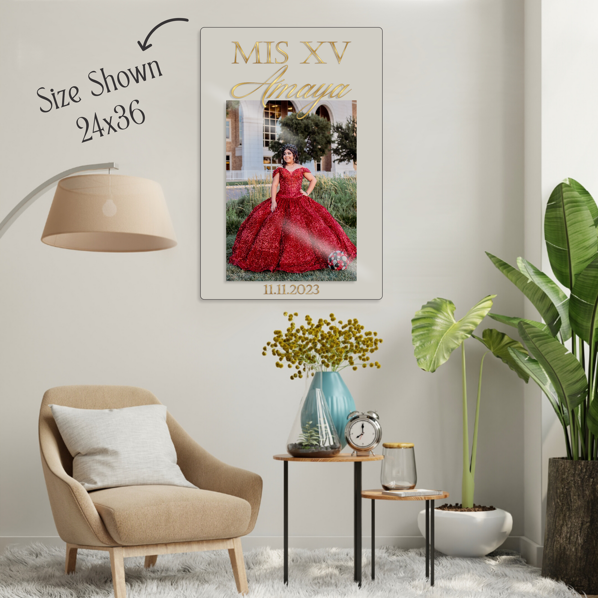 Welcome Sign for Sweet 16 or Quinceañera - Home Decor image 5