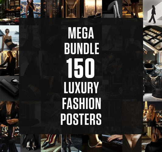 Modern Luxury Wall Art Set of 150 - Home Decor image 1