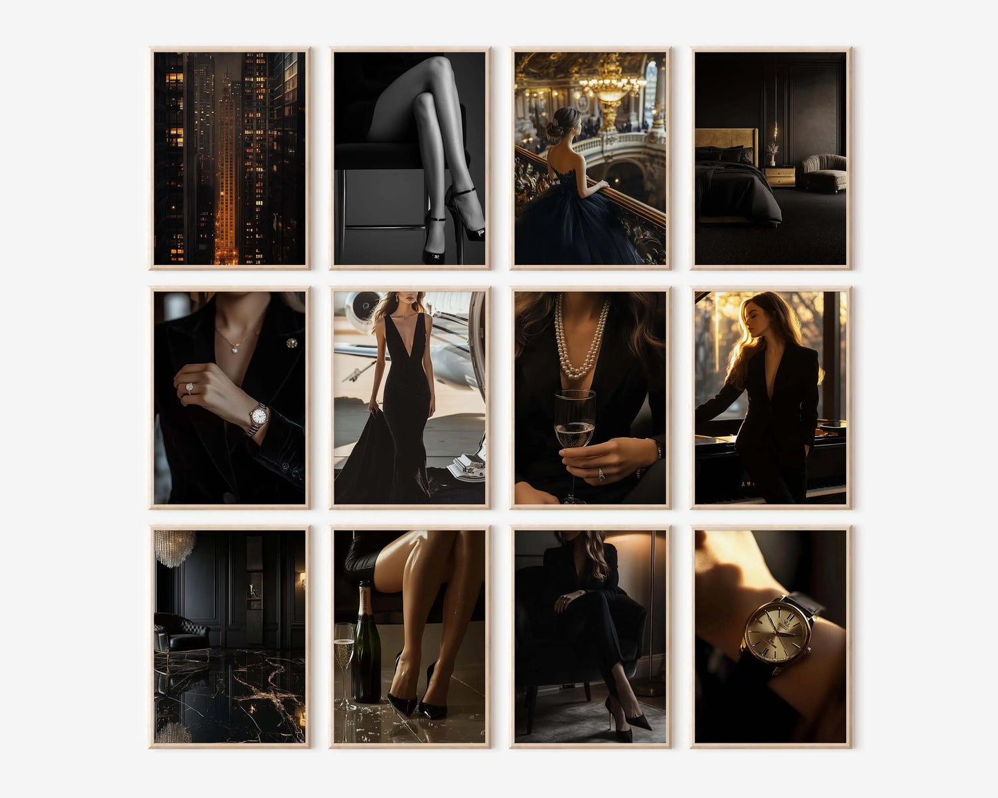 Modern Luxury Wall Art Set of 150 - Home Decor image 2