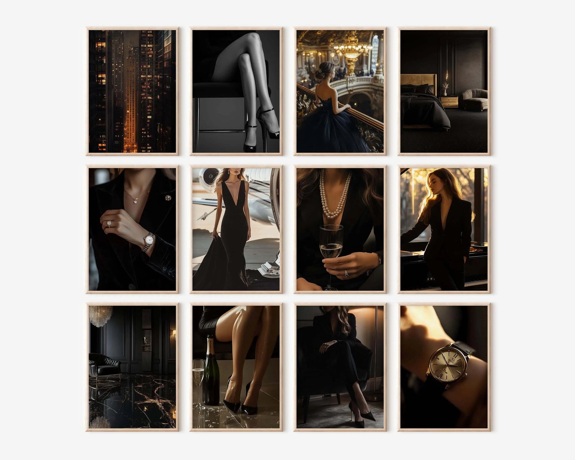 Modern Luxury Wall Art Set of 150 - Home Decor image 2