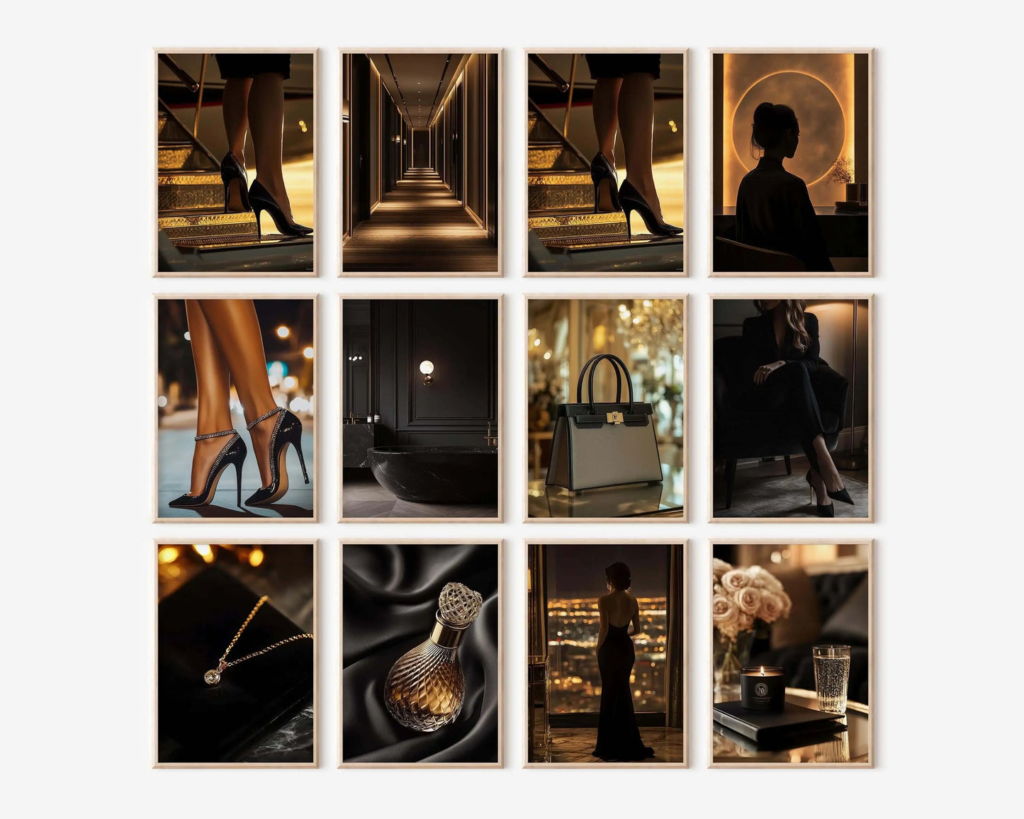 Modern Luxury Wall Art Set of 150 - Home Decor image 8
