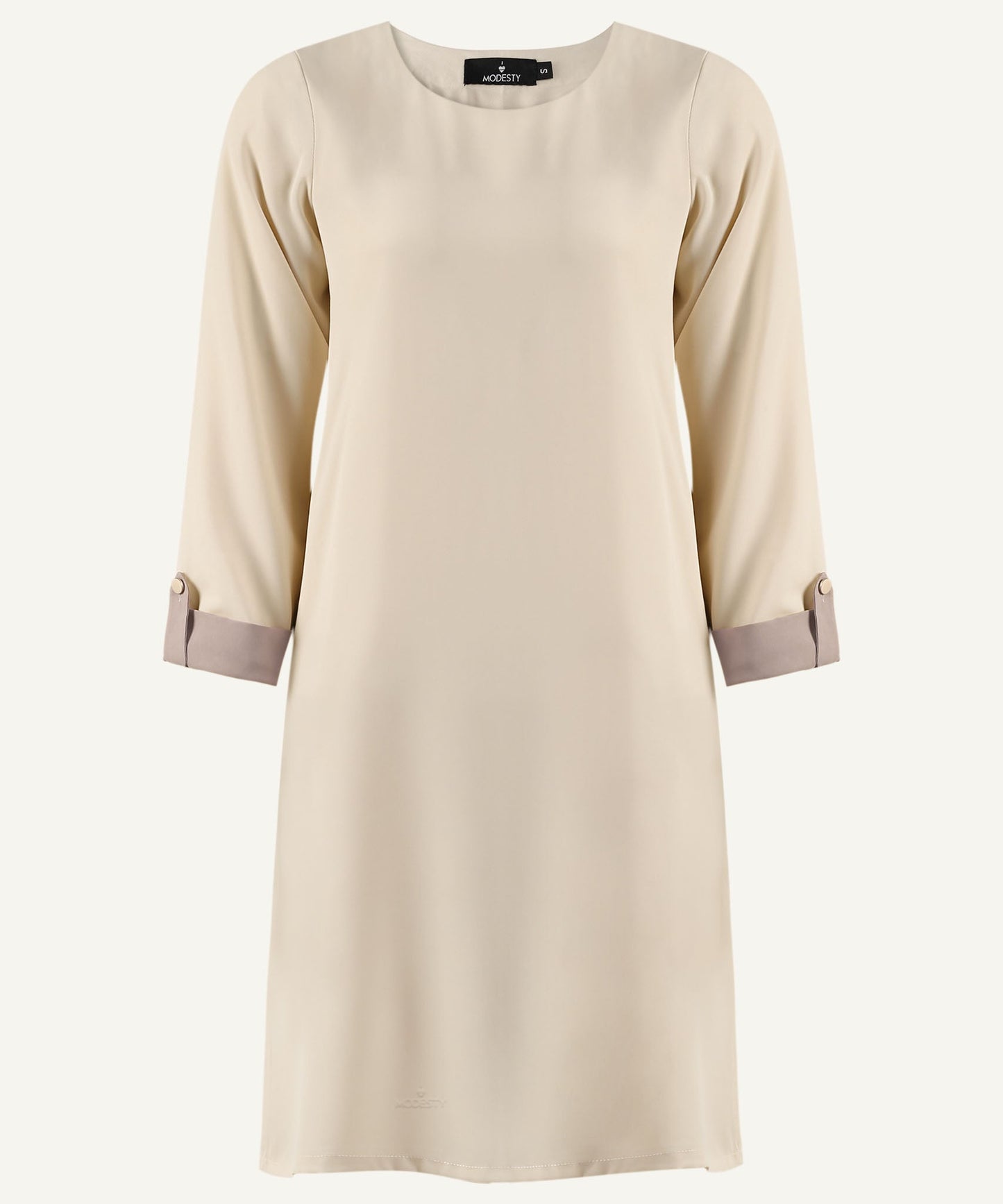 Naples Yellow Contrast Roll Sleeve Matching Set - Apparel image 2