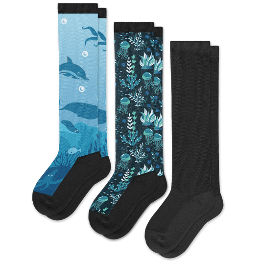 Dark Waters EasyStretch™ Socks Bundle 3-Pack - Furniture image 1