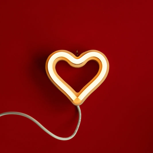 Ornament Neon Heart - Warm White - Gadgets image 1