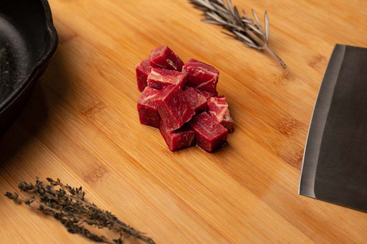 New Zealand Lamb Diced Leg 3/4" Cubes - (4 x 1lb) - Bedding image 1