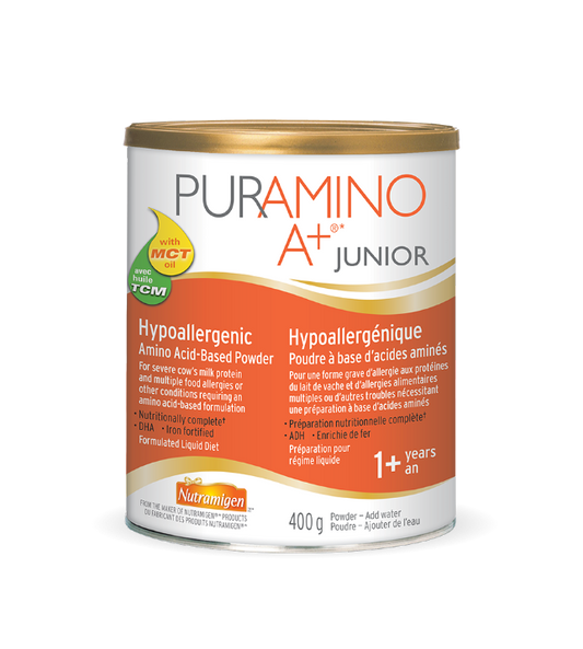 Puramino A+ Jr. Hypoallergenic Infant Formula, Powder, 400g - Misc image 1