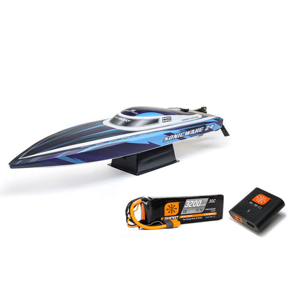 PRB-1992T2 Sonicwake 24" Self-Righting Brushless Deep-V RTR, Blue - Gadgets image 1
