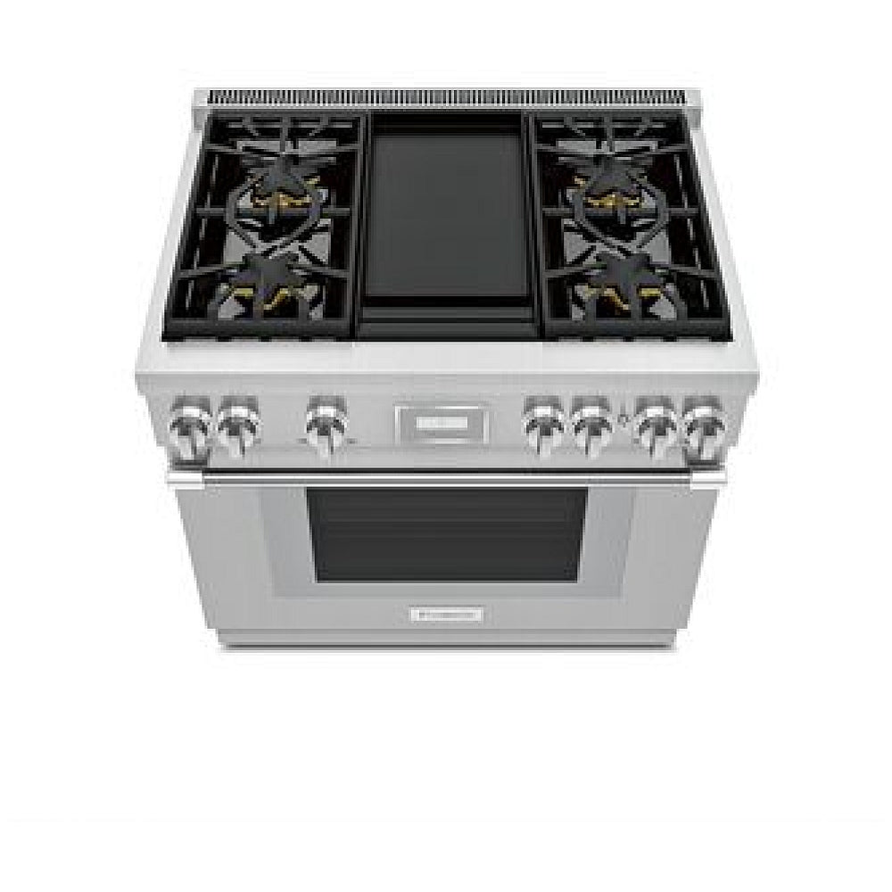 Thermador 36 Inch Dual Fuel Range with Griddle, Stainless Steel - PRD364WDHC - Misc image 6