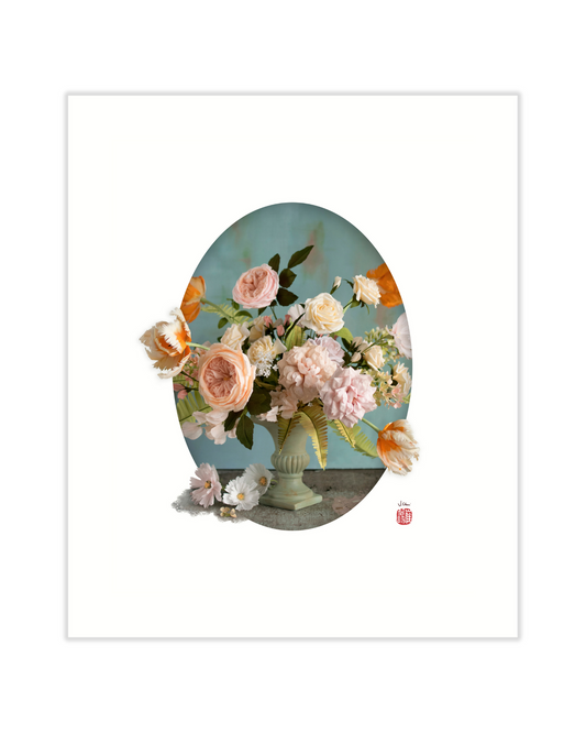 Peach and Pink Arrangement - Kitchen & Dining image 1
