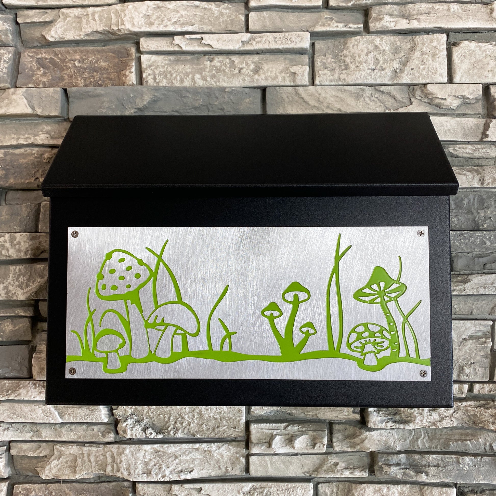 Mushroom Wall Mount Mailbox - Horizontal - Misc image 1