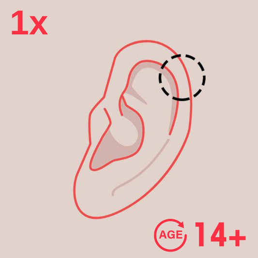 1 Helix Piercing 14y+ in Mississauga + Excluding Jewelry - Jewelry image 1