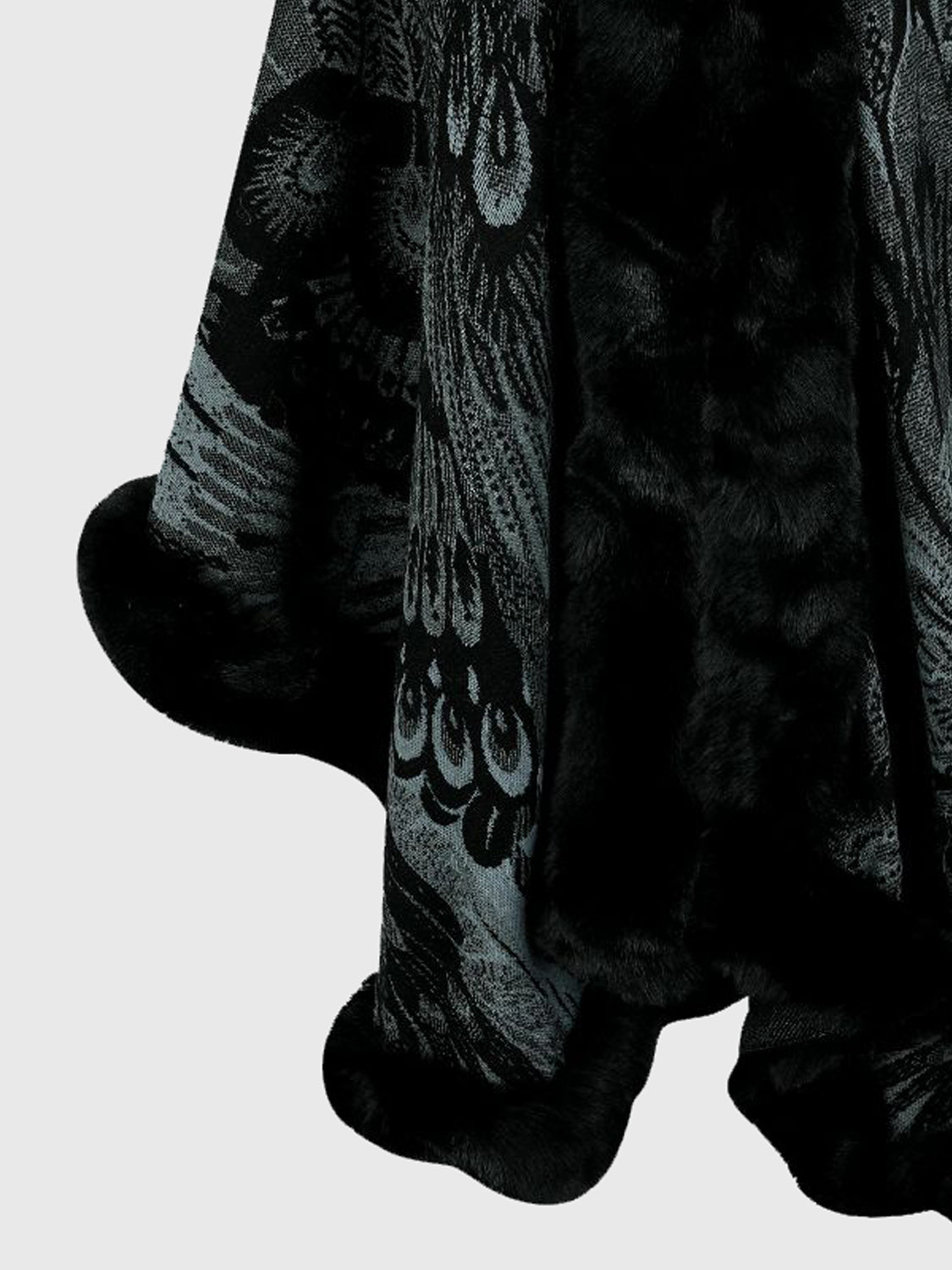 Printed Open Front Poncho - Misc image 7