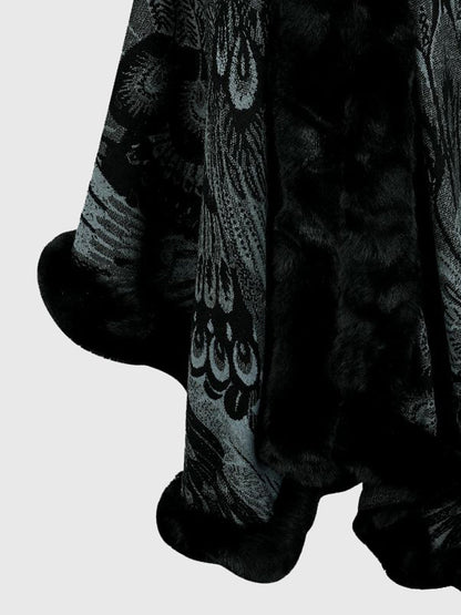 Printed Open Front Poncho - Misc image 7
