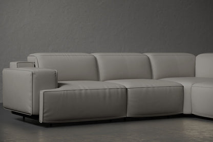 Bain 109" Leather L-Shape Corner Reclining Sofa - Misc image 14