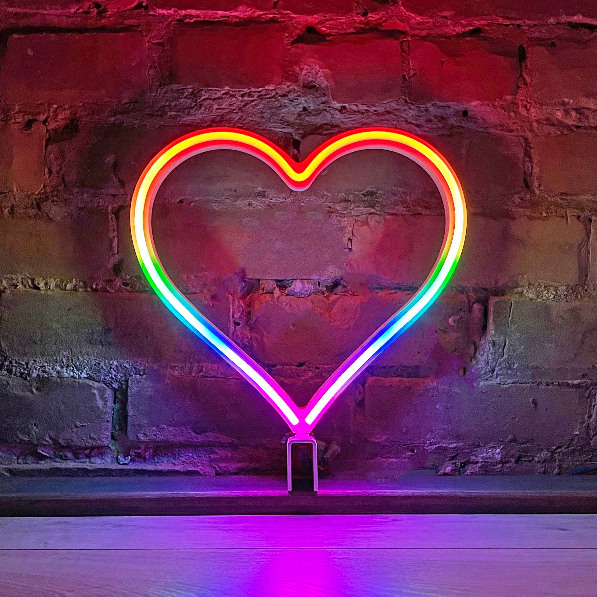 Our Glowing Heart Signature Rainbow Heart - Apparel image 1