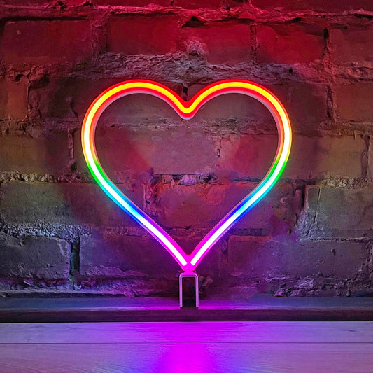 Our Glowing Heart Signature Rainbow Heart - Apparel image 1