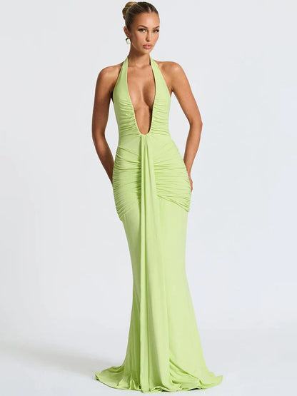 Verona Maxi Dress - Lime Green - Apparel image 2