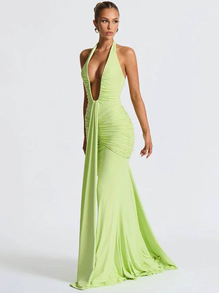 Verona Maxi Dress - Lime Green - Apparel image 3