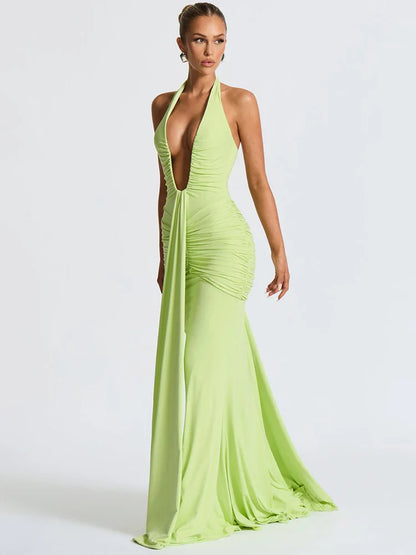 Verona Maxi Dress - Lime Green - Apparel image 3