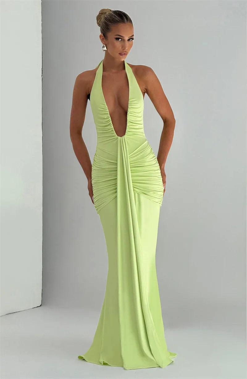 Verona Maxi Dress - Lime Green - Apparel image 6