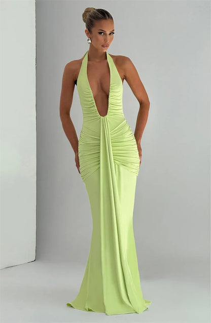 Verona Maxi Dress - Lime Green - Apparel image 6