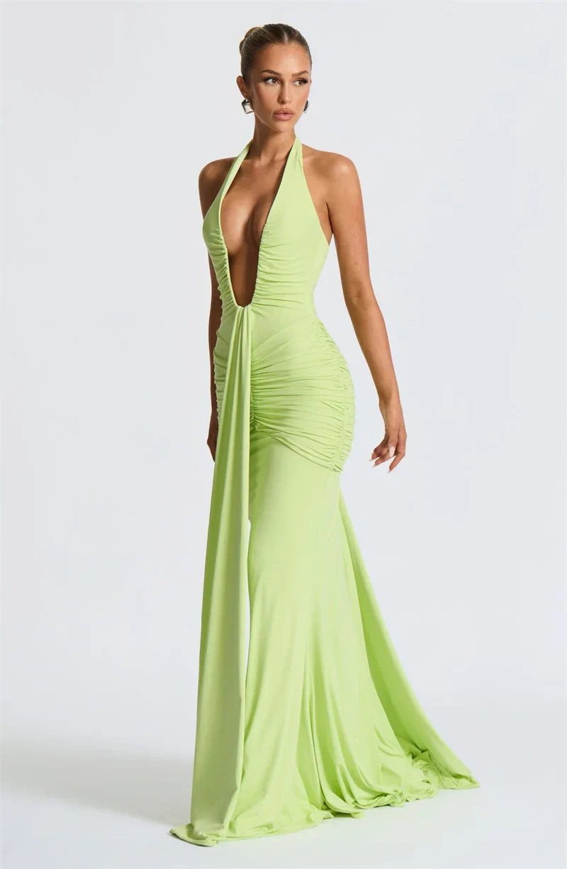 Verona Maxi Dress - Lime Green - Apparel image 8