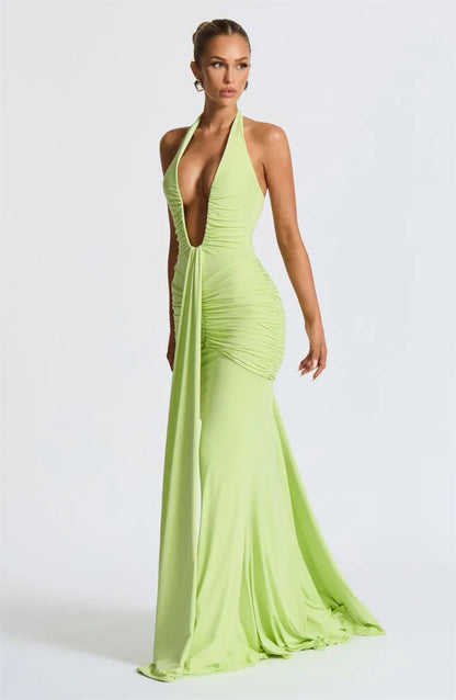 Verona Maxi Dress - Lime Green - Apparel image 8