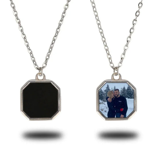 Heat-Activated Photo Necklace – Magic Photo Necklace - Jewelry image 1