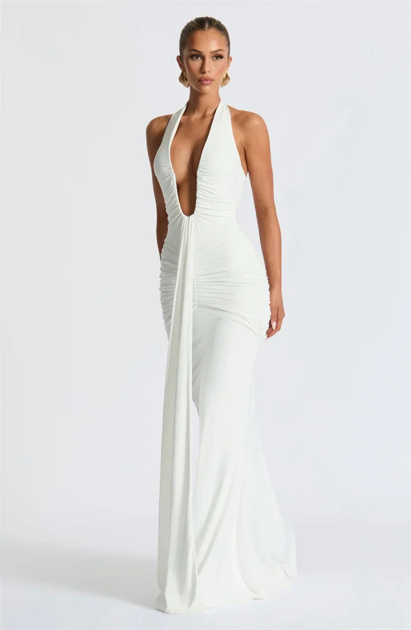 Verona Maxi Dress - White Elegance - Accessories image 3
