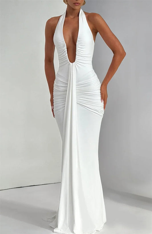 Verona Maxi Dress - White Elegance - Accessories image 1