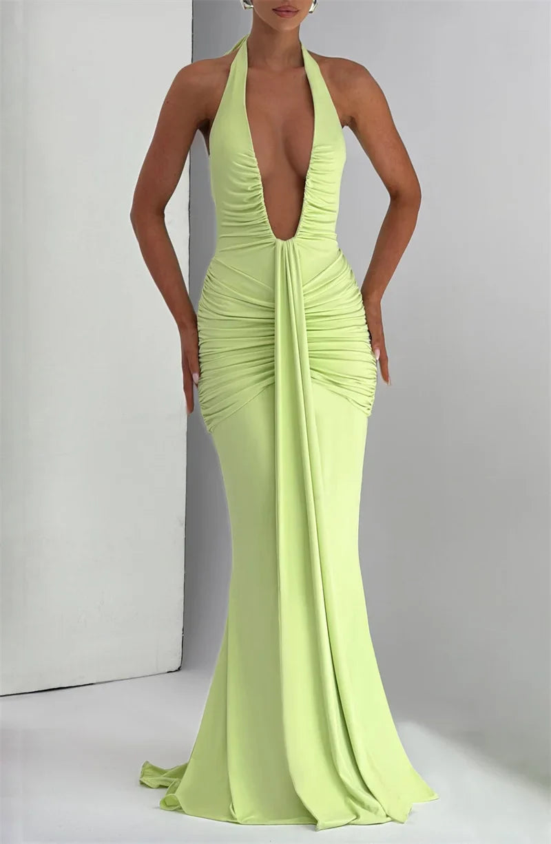 Verona Maxi Dress - Lime Green - Apparel image 5