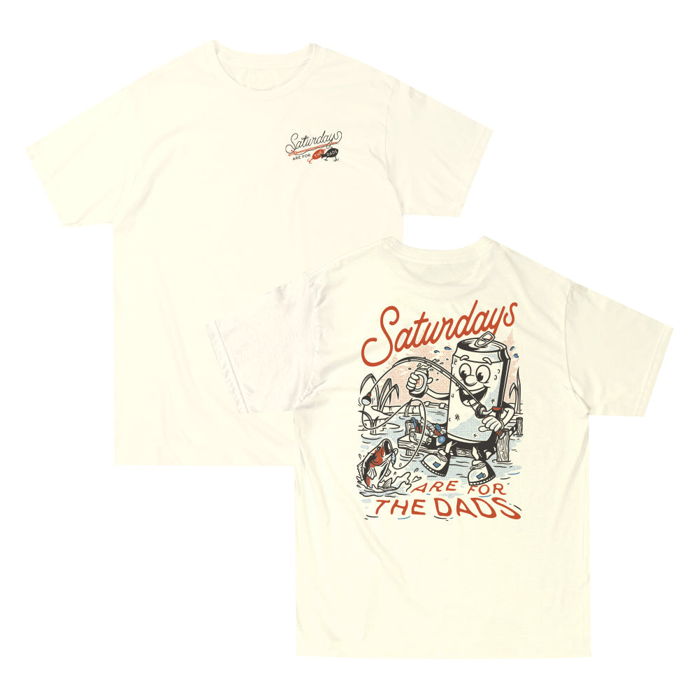 Saturdays Are For The Dads Fishing Tee - Kitchen & Dining image 2