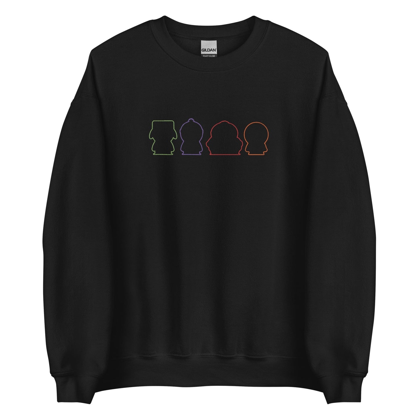 South Park Embroidered Boys Silhouettes Crewneck - Apparel image 1
