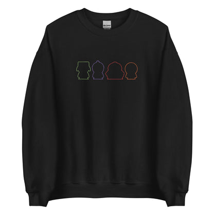 South Park Embroidered Boys Silhouettes Crewneck - Apparel image 1