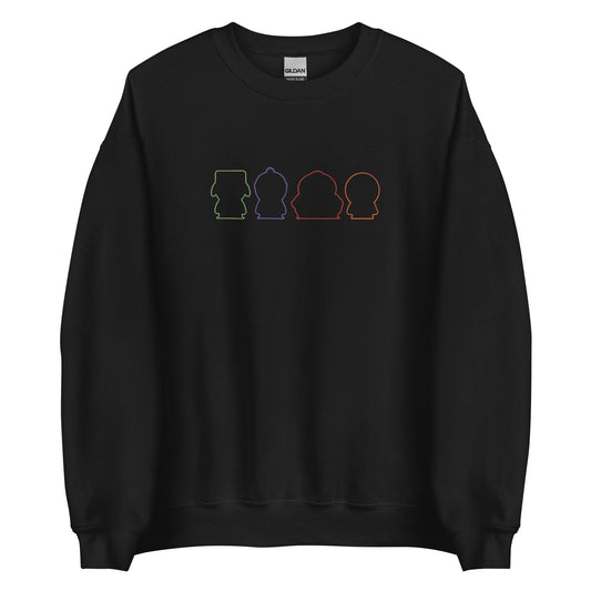 South Park Embroidered Boys Silhouettes Crewneck - Apparel image 1