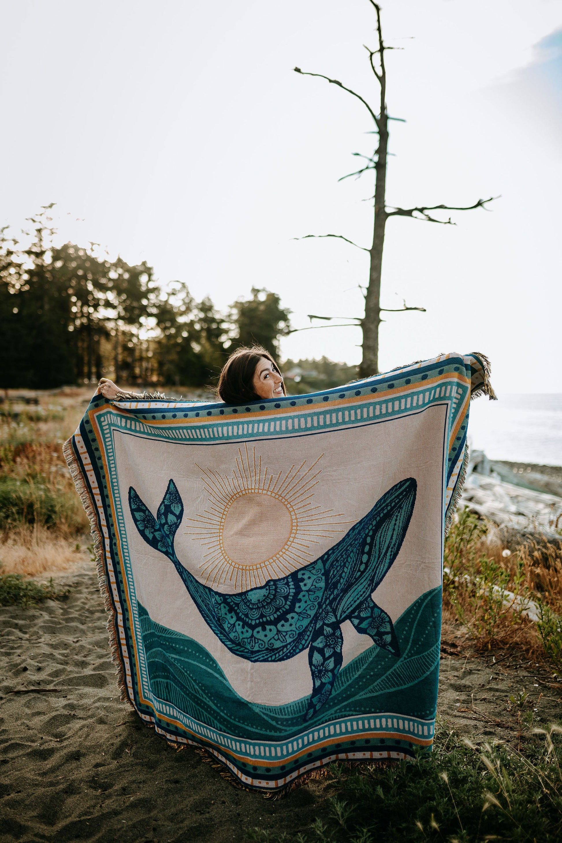 Sunrise Humpback 2.0 Woven Blanket 100% Cotton - Misc image 7