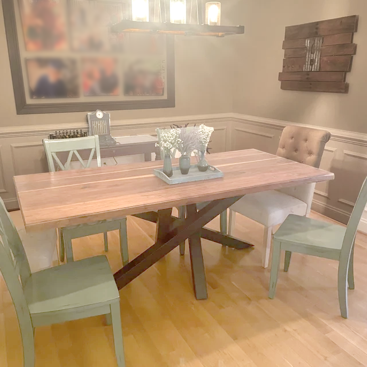 Straw-Bundle-Shaped Dining Table Legs, #SS1710 - Apparel image 7
