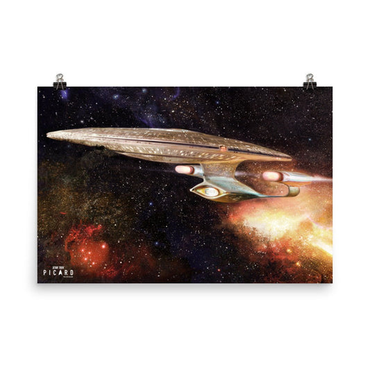 Star Trek: Picard U.S.S. Enterprise 1701-D Ready Room Painting Premium Matte Paper Poster - Kitchen & Dining image 1
