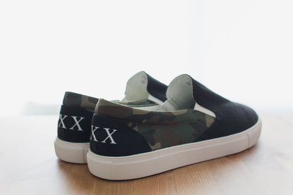 Straight Edge Camo Slip On - Shoes image 1