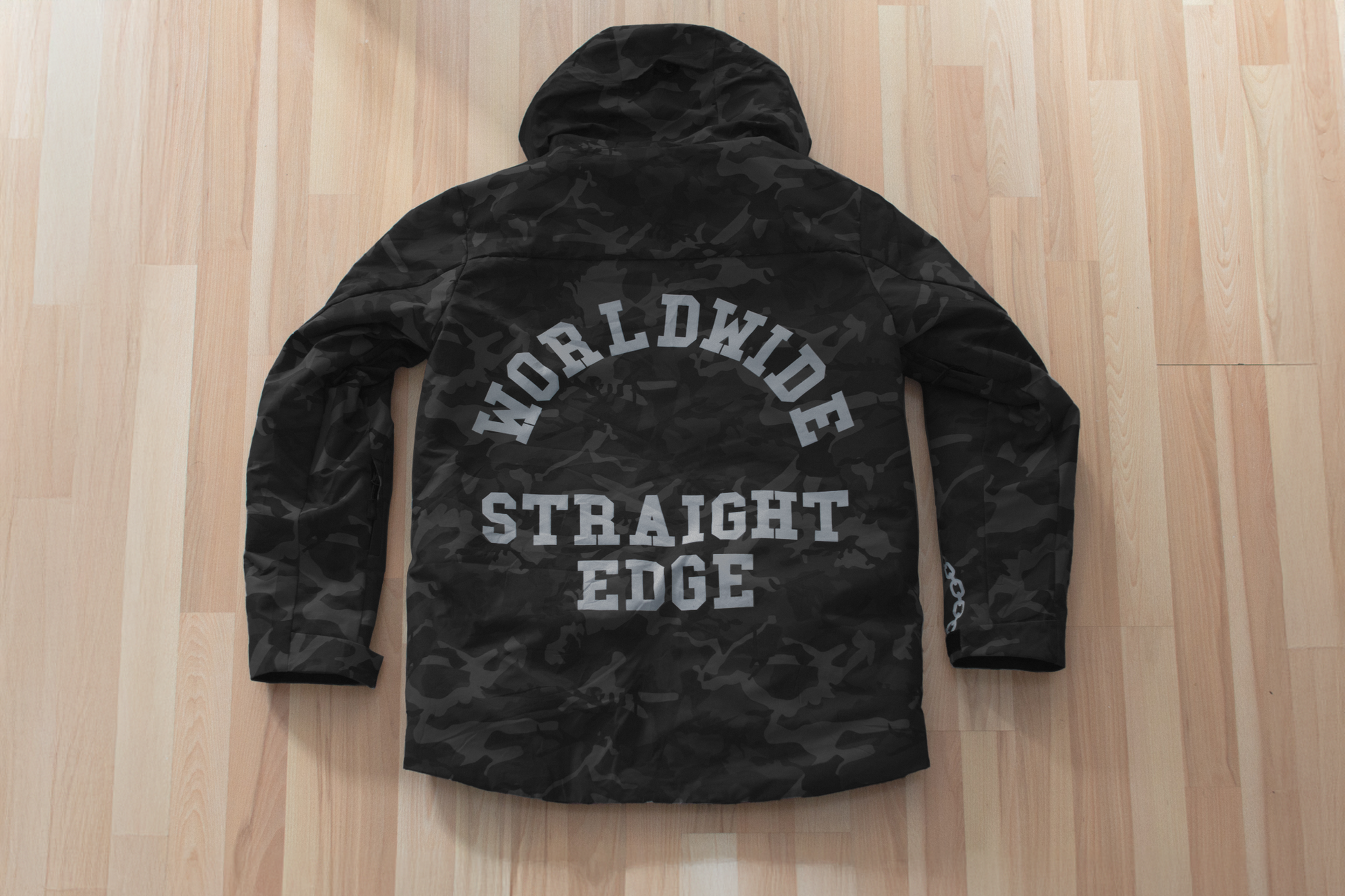Ladies Straight Edge Winter Jacket in Midnight Black - Apparel image 2